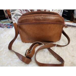 Vintage Coach 242 Shoulder Bag Leather Brown 0062190K Authentic